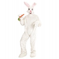 DISFRAZ T-UNICA CONEJO BLANCO PELUCHE