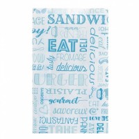 500 BOLSA BURGUER AZUL 14X22CM