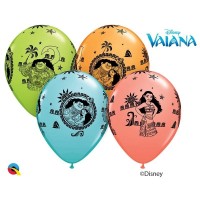 $D 25 GLOBOS 11" LATEX VAIANA  MAUI