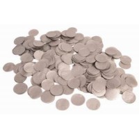  PAQ.CONFETI CIRCULOS PLATA 22GR