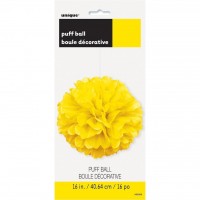   BOLA POMPON AMARILLO 40,64CM