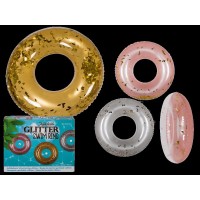 FLOTADOR HINCHABLE GLITTER COL.SURT