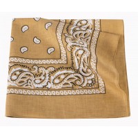   PAÑUELO COLOR ORO CON CASHEMIRES