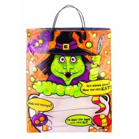 BOLSA ASA BRUJA TRUCO O TRATO 40X35CM