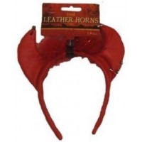 DIADEMA OREJAS DE DIABLO ROJA PIERCINGS