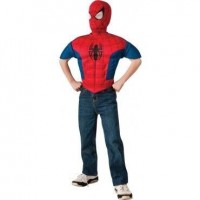 CAMISETA 5A7AÑOS SPIDERMAN   MASCARA
