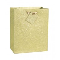   BOLSA REG GDE GLITTER ORO