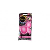   5 GLOBOS ROSA CON LED 15H