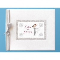 LIBRO FIRMAS BODA PAREJA DE NOVIOS