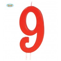    BLISTER VELA ROJA N9 12CM