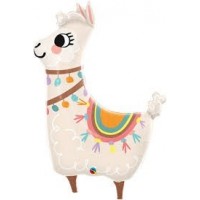 GLOBO 45" FOIL FORMA ADORABLE LLAMA
