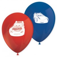   8 GLOBOS 11" CARS