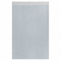   10/U BOLSA KRAFT PLATA19 8X35CM