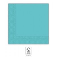   20 SERVILLETAS PAPEL AZUL 33CM