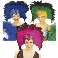 $D TOCADO CON PLUMAS CRAZY HORSE COL.SUR