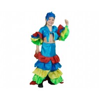 DISFRAZ 3A4 AÑOS RUMBERA AZUL YY03741