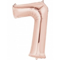  GLOBO 34" FOIL FO N7 META ROSA ORO