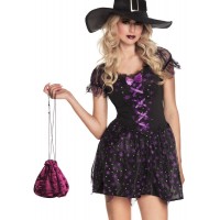   BOLSO TERCIOPELO MALVA 27CM