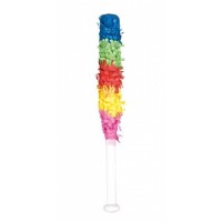 PALO MULTICOLOR P/ROMPER PIÑATA 43CM