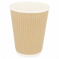 25 VASOS CARTON ONDULADO 360ML