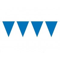   MINI BANDERIN TRIANGULO AZUL 3MT