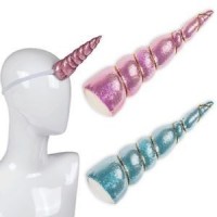 CUERNO PELUCHE UNICORNIO 18CM