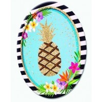  PAQ.8/U PLATO OVAL TROPICAL 25X30CM