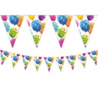   BANDERIN TRIANGULAR GLOBOS 2,3MT