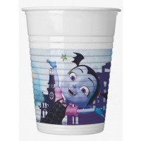   8 VASOS PL VAMPIRINA 200ML