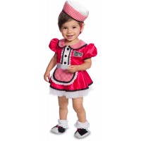 !DISFRAZ 1A2AÑOS CAMARERA BEBE