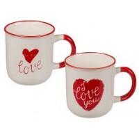 TAZA CON CORAZON ROJO SURTIDO