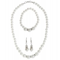 SET 3PZA COLLAR/PENDIENTE/BRAZALETE PERL