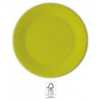   8 PLATOS CARTON VERDE 19,5CM