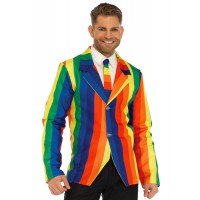 CHAQUETA T-M RAYAS ARCOIRIS