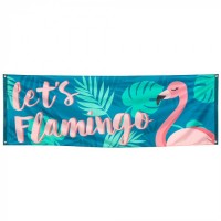   BANDERA POLIESTER "LES´T FLAMINGO"