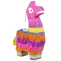   PIÑATA MINI LLAMA COLORES 23X13CM