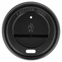 100 TAPAS ALTAS NEGRO PARA VASOS 180ML