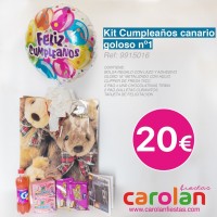 KIT CUMPLEAÑOS CANARIO GOLOSO N1