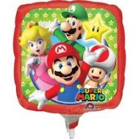   GLOBO 9" PALO FOIL SUPER MARIO