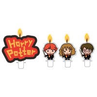   PACK 4 VELAS HARRY POTTER
