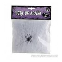   MINI TELARAÑA BLANCA CON ARAÑA