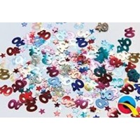 CONFETI FELIZ 40 AÑOS MULTICOLOR 12G