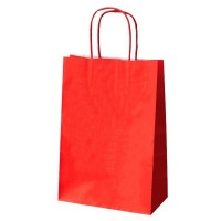   BOLSA C/ASA KRAF ROJA 26 14X32CM