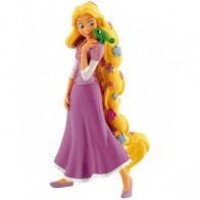 FIGURA TARTA RAPUNZEL CON FLORES