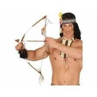 ARCO CON FLECHAS INDIO 60CM