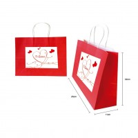 BOLSA CORAZON TE QUIERO 32X25X11CM(45632