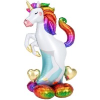   GLOBO 55" FOIL AIRLOONZ UNICORNIO