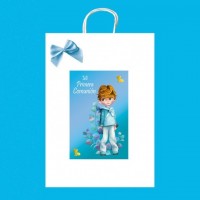 BOLSA BLANCA COMUNION 15X21,5CM  