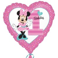   GLOBO 18" FOIL FORMA CORAZON MINN