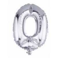  GLOBO 16" FOIL PALO FORMA N0 PLATA